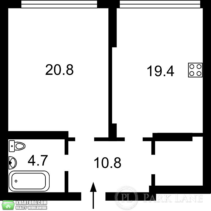 Sell 1-room apartment. Киев, Трускавецькая — photo 2