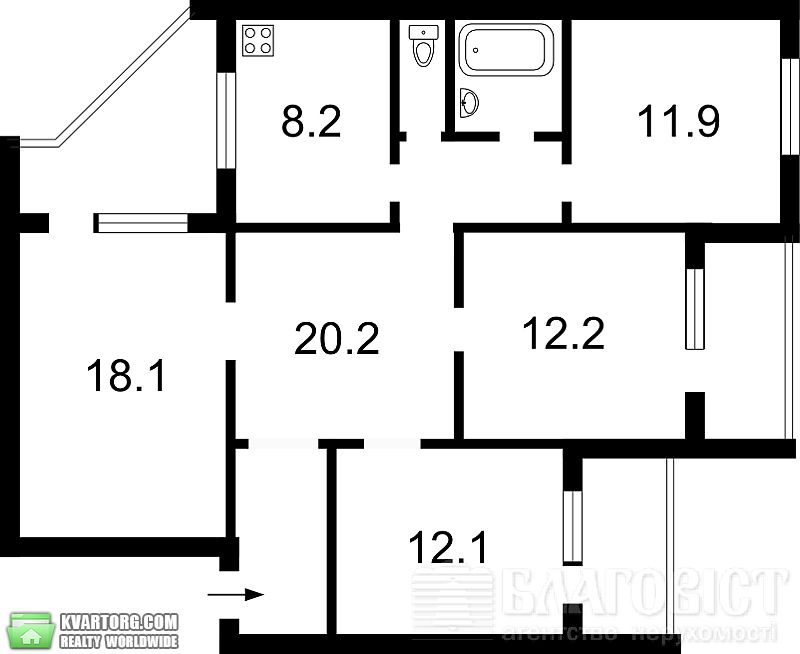 Sell 4-room apartment. Киев,  Ревуцкого — photo 3