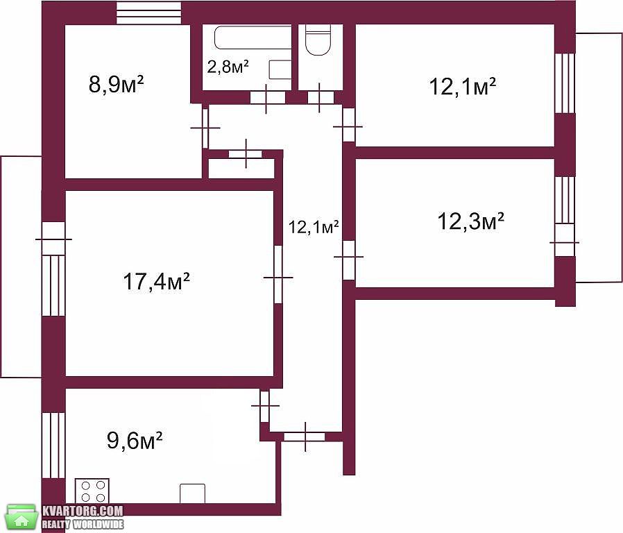 Sell 4-room apartment. Одесса, Генерала Бочарова — photo 3