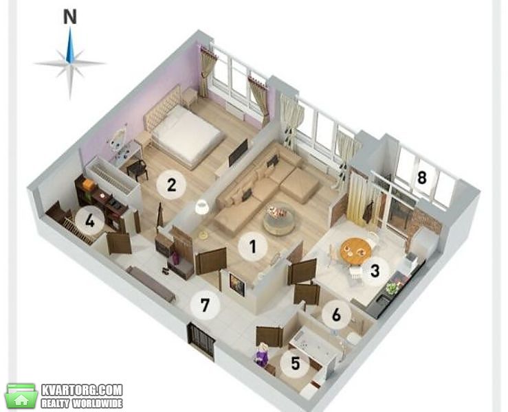 Sell 2-room apartment. Киев,  Армянская — photo 3