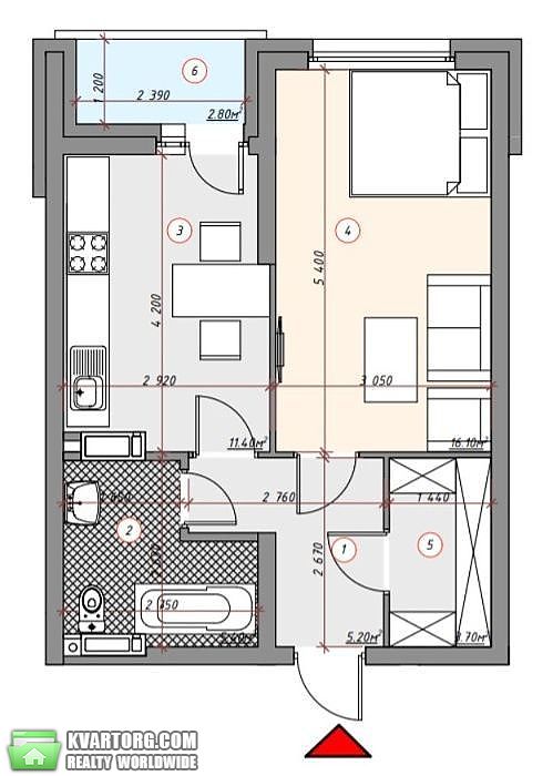 Sell 1-room apartment. Киев,  Багговутовская — photo 2