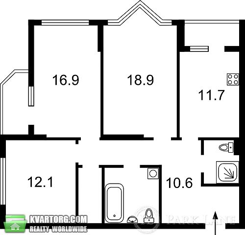 Sell 3-room apartment. Киев, Бажана — photo 3