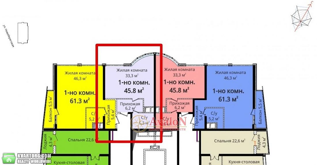 Sell 1-room apartment. Одесса, Новобереговая — photo 6