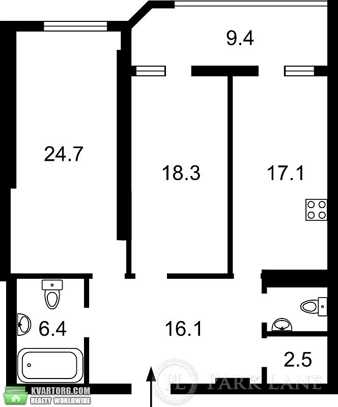 Sell 2-room apartment. Киев,  Антонова — photo 2