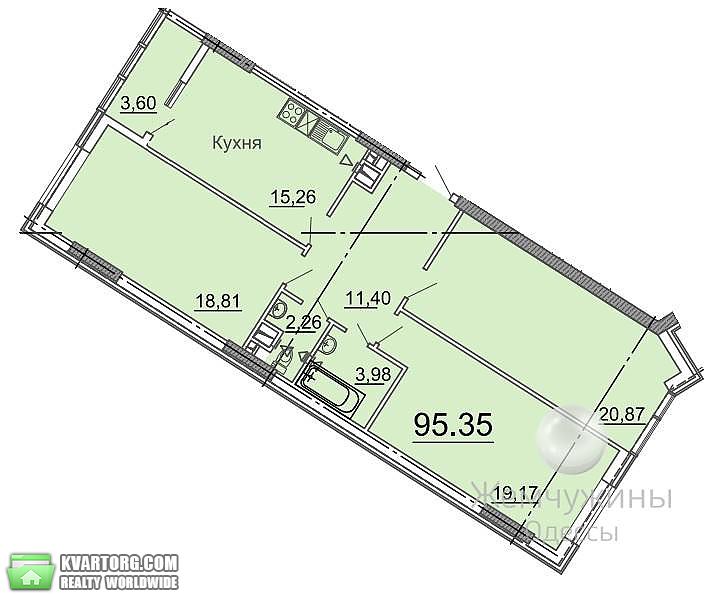 Sell 3-room apartment. Одесса, Фонтанская дорога — photo 2