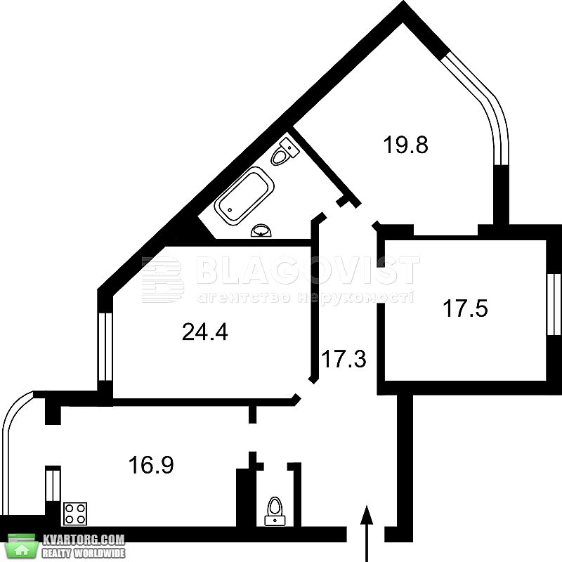 Sell 3-room apartment. Киев,  Науки пр — photo 2