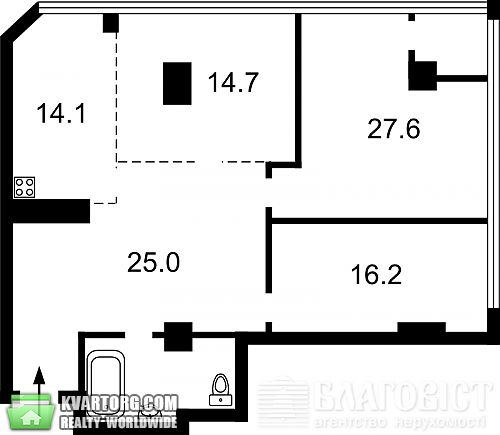 Sell 3-room apartment. Киев,  Гетьмана — photo 2