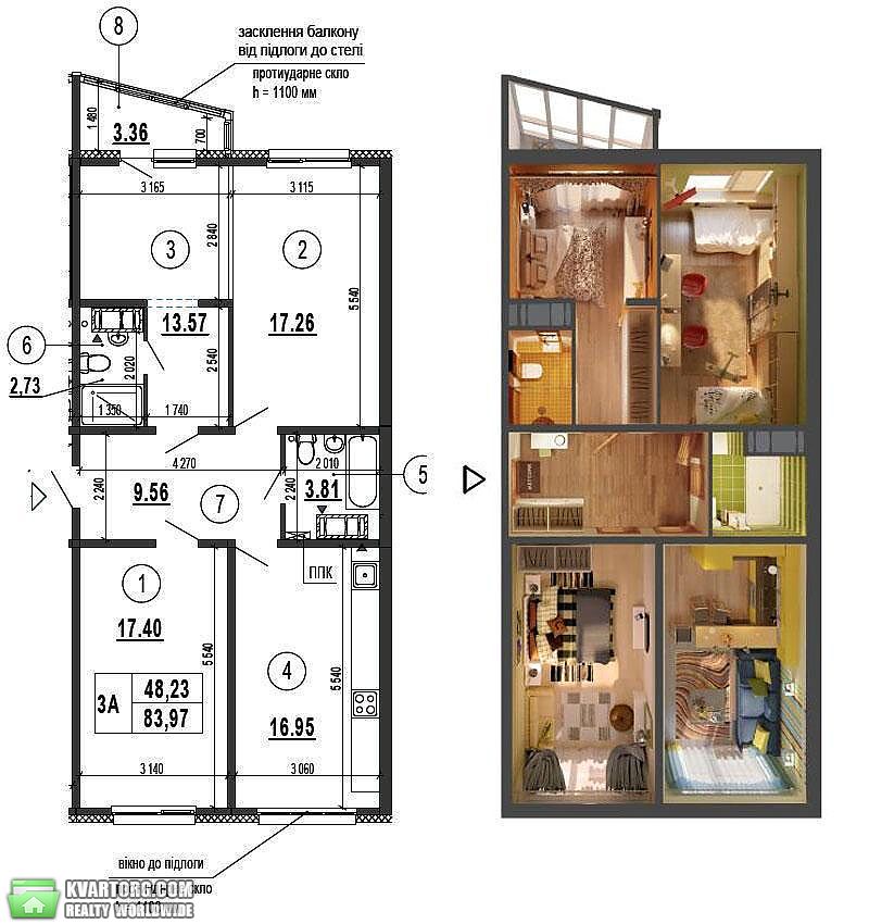 Sell 3-room apartment. Киев, Русовой — photo 2