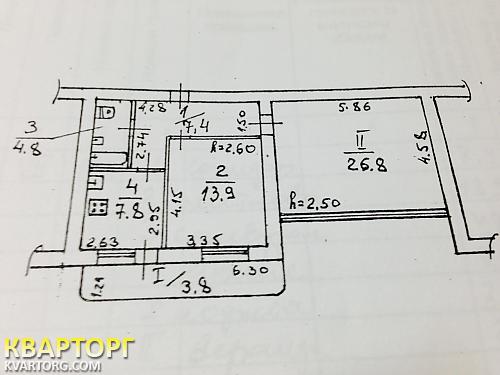 Sell 2-room apartment. Днепропетровск,  Малиновского — photo 1