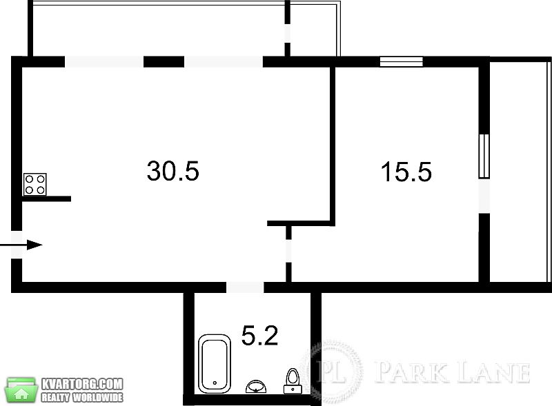 Sell 2-room apartment. Киев,  Вильямса — photo 2