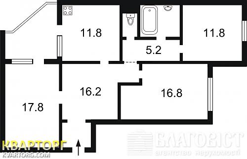 Sell 3-room apartment. Киев, Драгоманова — photo 2