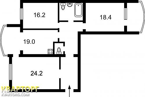 Sell 3-room apartment. Киев,  Тимошенко — photo 3