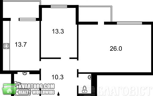 Sell 2-room apartment. Киев, Андрющенко — photo 2