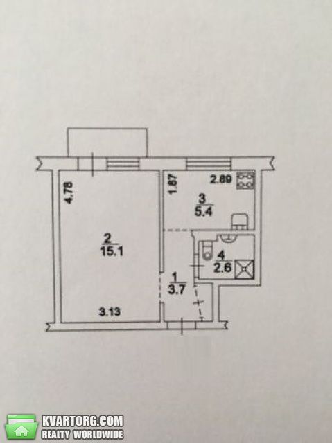 Sell 1-room apartment. Киев,  Стальского — photo 7