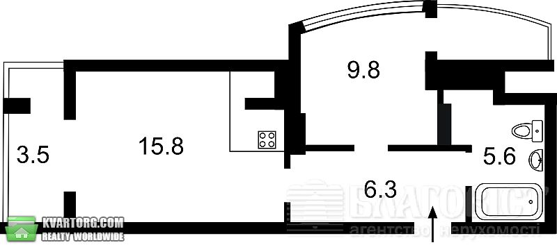 Sell 1-room apartment. Киев,  Руданского — photo 10