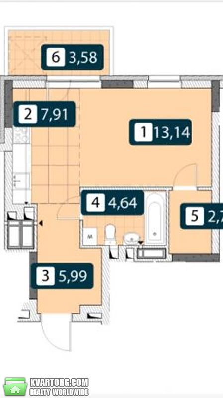 Sell 1-room apartment. Киев,  Победы пр — photo 7