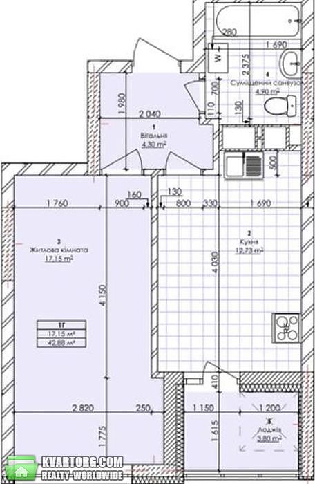 продам 1-комнатную квартиру. Киев,  Бережанская - фото 4