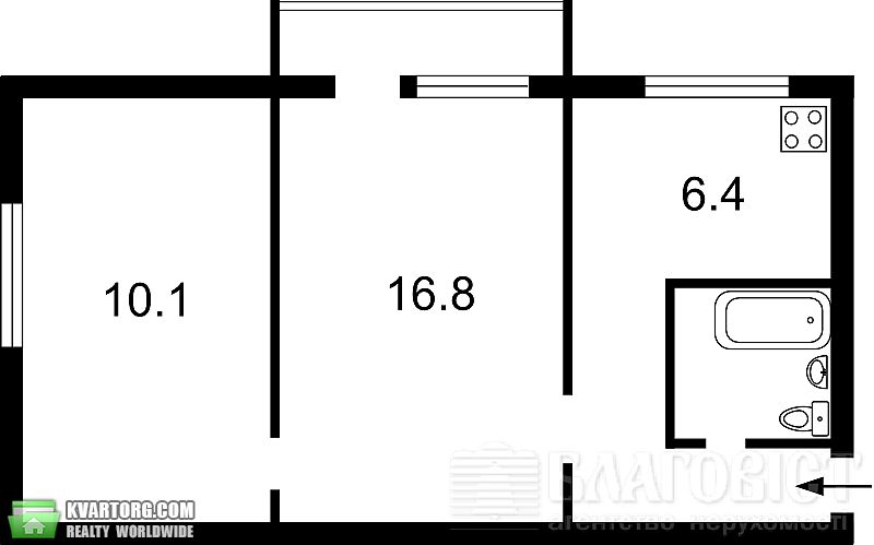 Sell 2-room apartment. Киев,  Антонова — photo 2