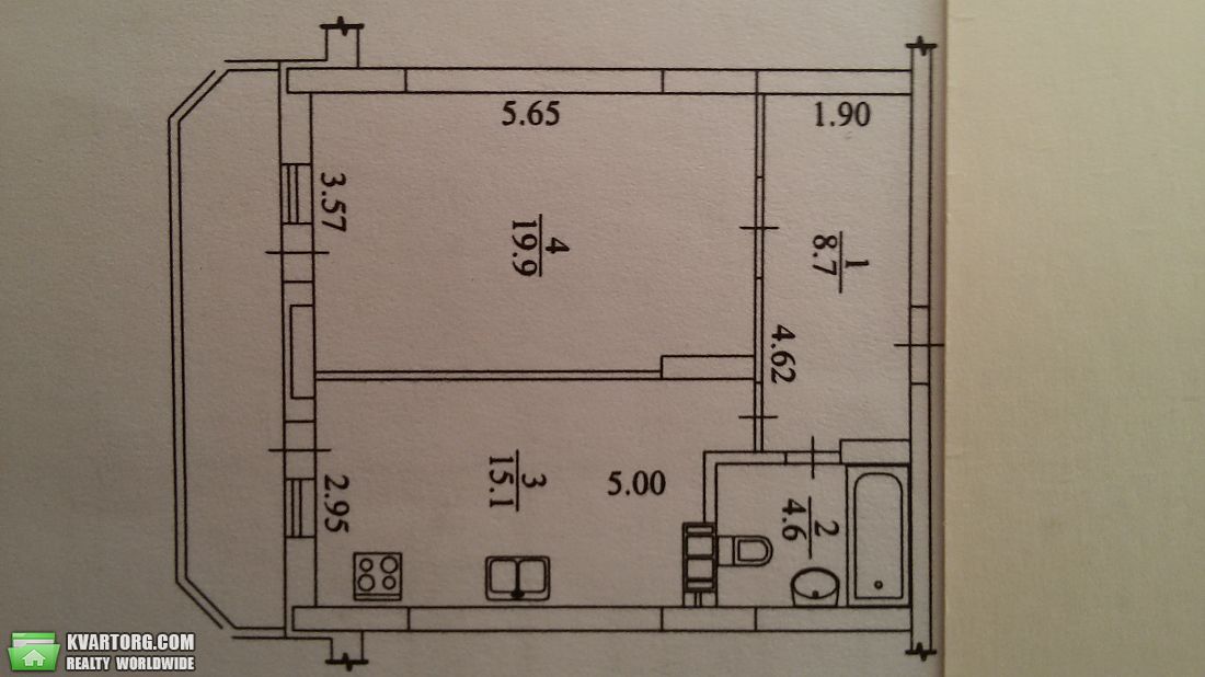 Sell 1-room apartment. Киев,  Закревского — photo 1