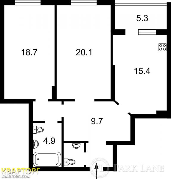 Sell 2-room apartment. Киев, Драгоманова — photo 2