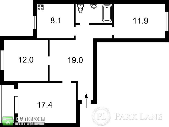 Sell 3-room apartment. Киев,  Срибнокильская — photo 2