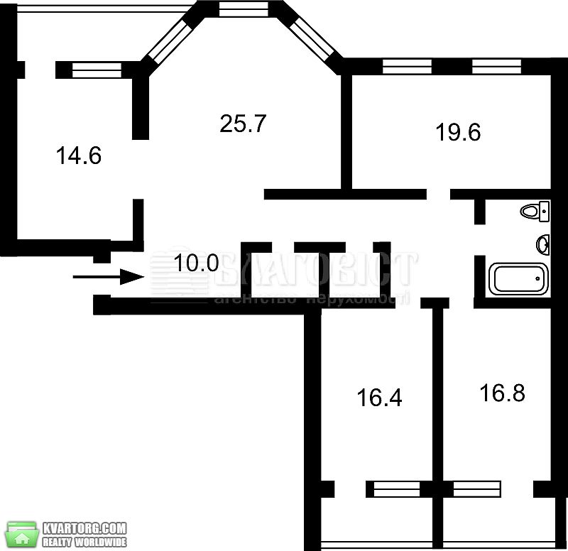 Sell 4-room apartment. Киев,  Никольско-Слободская — photo 1