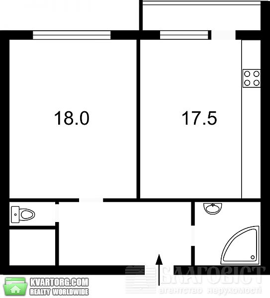 Sell 1-room apartment. Киев, Шота Руставели — photo 7