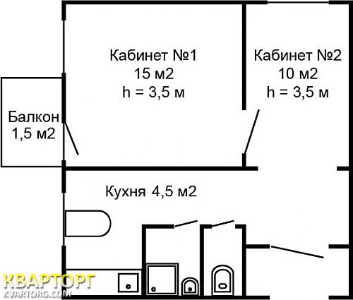 Rent out office. Киев,  Чеховский пер — photo 8