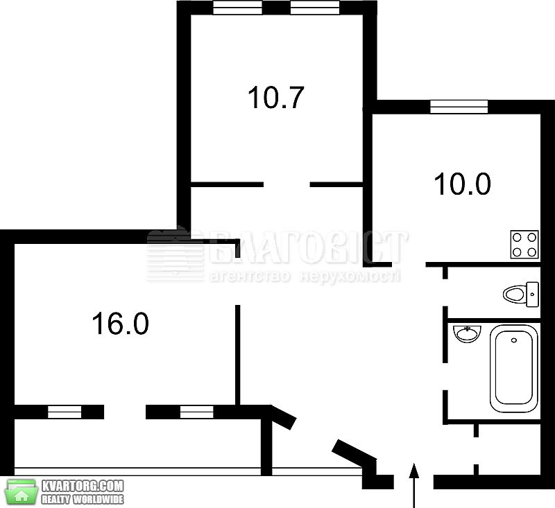 Rent out 2-room apartment. Киев,  Андреевская — photo 10