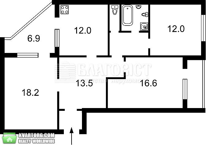 Sell 3-room apartment. Киев,  Драгоманова — photo 2