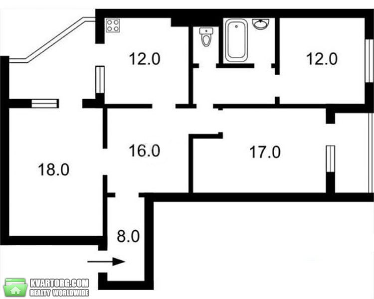 Sell 3-room apartment. Киев,  Закревского — photo 7