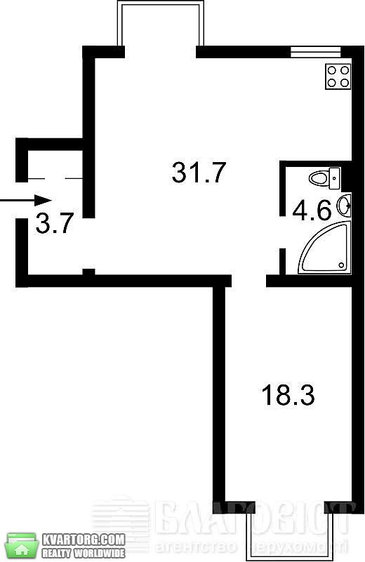 Sell 2-room apartment. Киев,  Леси Украинки бул — photo 3