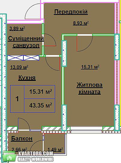 Sell 1-room apartment. Киев, Соломенская — photo 2