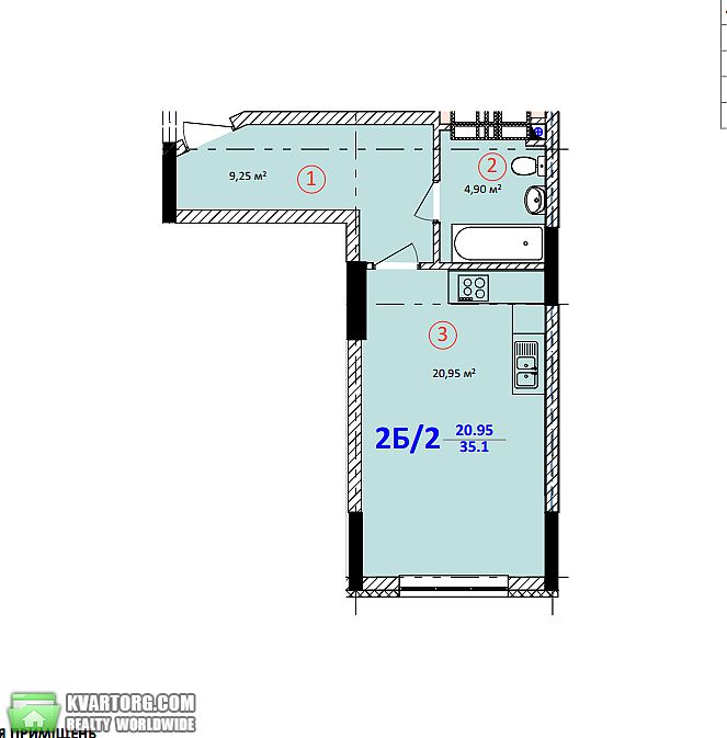 Sell 1-room apartment. Киев, Михаила Максимовича ул. — photo 4