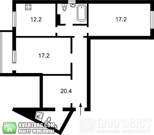 Sell 2-room apartment. Киев, Урловская — photo 1