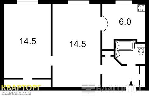 продам 2-комнатную квартиру. Киев,   Леси Украинки бул - фото 2