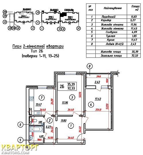 Sell 2-room apartment. Киев, Науки пр — photo 2