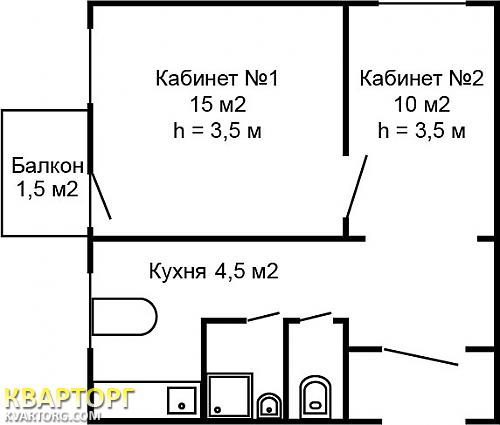 Rent out office. Киев,  Чеховский пер — photo 8