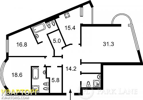 Sell 3-room apartment. Киев,  Старонаводницкая — photo 2