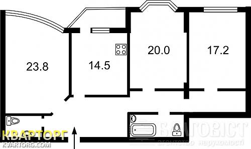 Sell 3-room apartment. Киев, Горького — photo 4