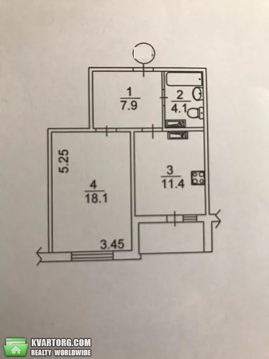 Sell 1-room apartment. Киев, Русовой — photo 6