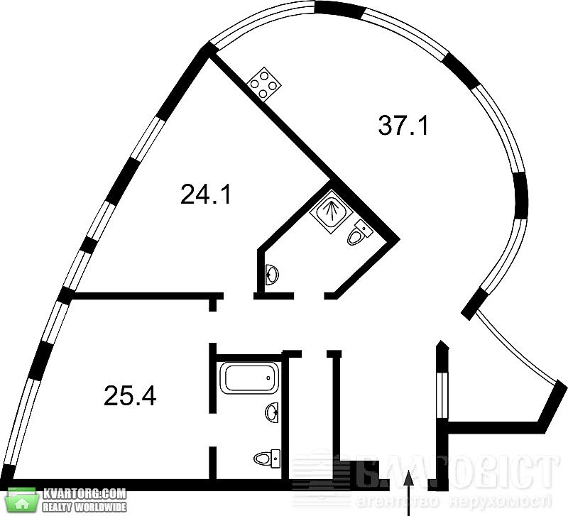 Sell 3-room apartment. Киев, Щорса — photo 10