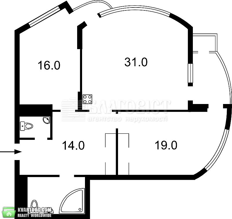 Sell 2-room apartment. Киев,  Механизаторов — photo 2