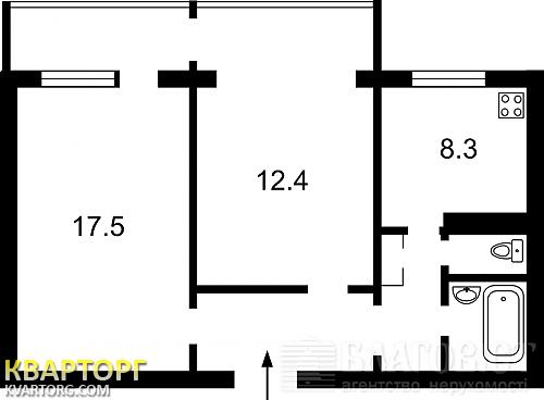 Sell 2-room apartment. Киев, Науки пр — photo 2