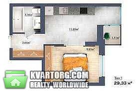 Sell 1-room apartment. Киев, Сормовская — photo 3