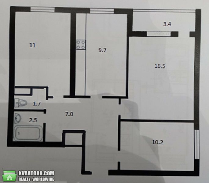 Sell 3-room apartment. Киев, Юрия Ильенко — photo 7