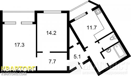 Sell 2-room apartment. Киев, Урловская — photo 2