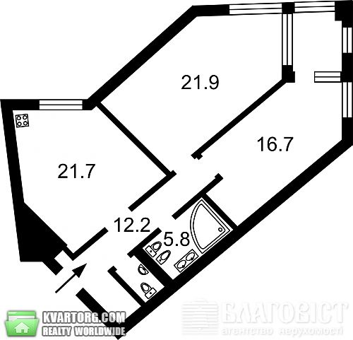 Sell 2-room apartment. Киев, Вышгородская — photo 9