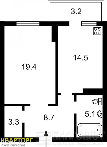 Sell 1-room apartment. Киев,  Лебедева Николая — photo 2