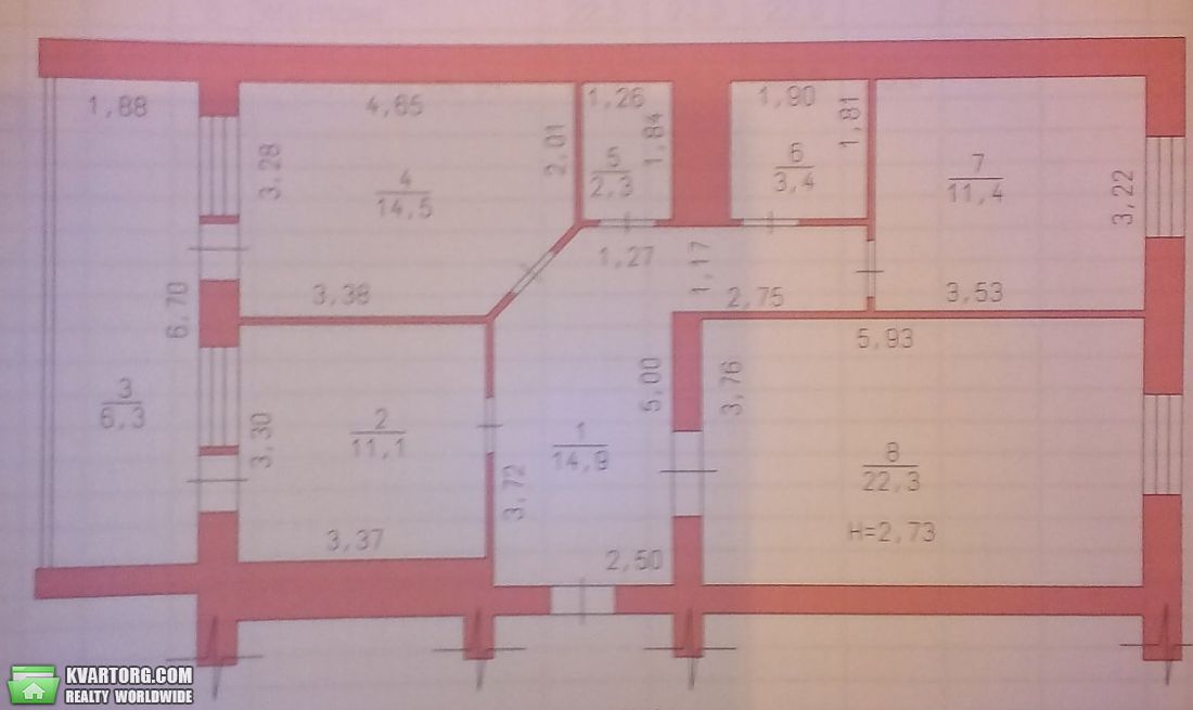 Sell 3-room apartment. Одесса, Коралловая — photo 10